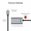 Unitek wzmacniacz sygnału USB-C na USB(A) 5M - czarny-srebrny (U304A)