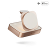 ZENS Nightstand Charger Pro 2 - ładowarka bezprzewodowa Qi2 15W do dwóch urządzeń kompatybilna z MagSafe (copper) (ZEDC28W/00)