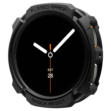 Spigen Rugged Armor - Obudowa do Samsung Galaxy Watch 8 44 mm (Matte Black) (ACS10006)
