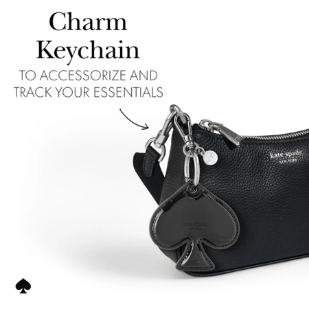 Kate Spade New York Charm Keychain - Etui ochronne brelok do Apple AirTag (Spade) (KS056998)