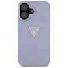 Guess Hot Stamp 4G Pattern Triangle Metal Logo - Etui do iPhone 16 (fioletowy) (GUHCP16SPGP4STRU)