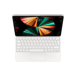 Apple Klawiatura Magic Keyboard do iPada Pro 12,9 cala (5. 4. 3. generacji) – angielski (międzynarodowy) – biały (MJQL3Z/A)
