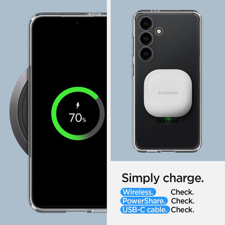 Spigen Ultra Hybrid - Etui do Samsung Galaxy S24+ (Przezroczysty) (ACS07329)