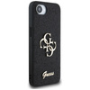 Guess Fixed Glitter Big 4G - Etui do iPhone 16e (czarny) (GUHCPSE4HG4SGK)