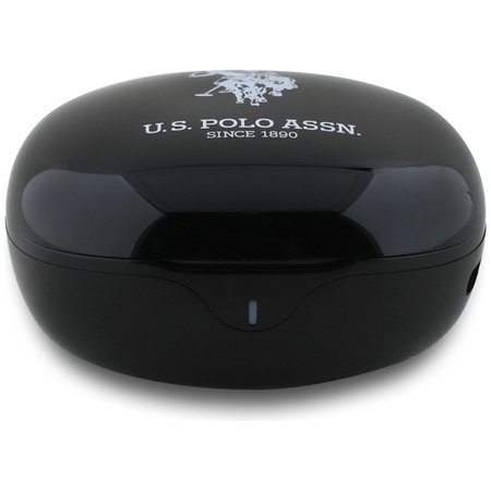 US Polo Assn DH Logo - Słuchawki TWS + etui ładujące (czarny) (USTWSGLK)