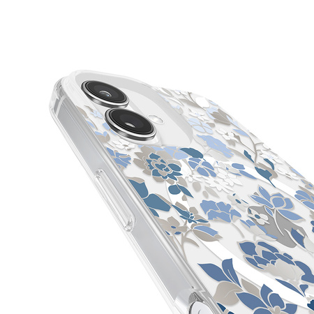 Kate Spade New York Protective Gems MagSafe - Etui iPhone 16 (Flowerbed Blue) (KS054338)