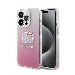 Hello Kitty IML Gradient Electrop Kitty Head - Etui iPhone 14 Pro Max (różowy) (HKHCP14XHDGKEP)