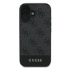 Guess 4G Bottom Stripe - Etui iPhone 16 Plus (szary) (GUHCP16MG4GLGR)