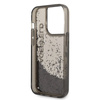 Karl Lagerfeld Liquid Glitter Translucent Elongated Logo Case – Etui iPhone 14 Pro (czarny) (KLHCP14LLCKVK)
