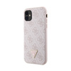 Guess Crossbody 4G Metal Logo - Etui iPhone 11 (różowy) (GUHCN61P4TDSCPP)