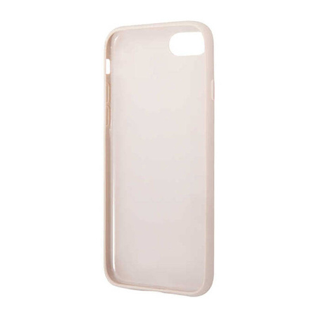 Guess 4G Bottom Stripe Collection - Etui iPhone iPhone SE (2022/2020) / 8 / 7  (różowy) (GUHCI8G4GLPI)