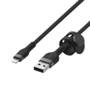 Belkin Kabel pleciony z USB-A na Lightning 3m czarny (CAA010BT3MBK)