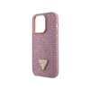 Guess Rhinestone Triangle - Etui iPhone 14 Pro (różowy) (GUHCP14LHDGTPP)