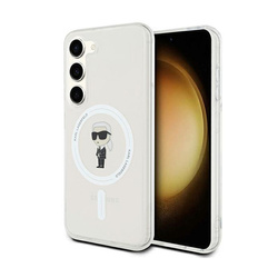 Karl Lagerfeld IML Ikonik MagSafe - Etui Samsung Galaxy S23 (przezroczysty) (KLHMS23SHFCKNOT)