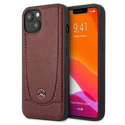 Mercedes Leather Urban Line - Etui iPhone 13 mini (czerwony) (MEHCP13SARMRE)