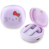 Hello Kitty O Glossy Finish - Słuchawki TWS + etui ładujące (fioletowy) (HKTWSROKFU)