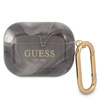 Guess Marble Est. - Etui Airpods Pro (czarny) (GUAPUNMK)