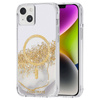 Case-Mate Karat MagSafe - Etui iPhone 14 Plus zdobione złotem (Marble) (CM049032)