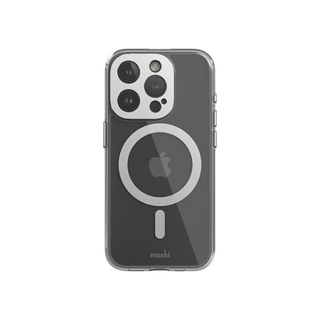 Moshi iGlaze MagSafe - Etui iPhone 15 Pro (Luna Silver) (99MO231003)
