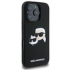 Karl Lagerfeld Silicone Double Heads Print MagSafe - Etui iPhone 16 Pro Max (czarny) (KLHMP16XSKCHPPLK)