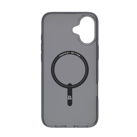 ZAGG Milan Snap - obudowa ochronna do iPhone 16 Plus kompatybilna z MagSafe (raven feather) (702315115)