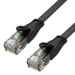Unitek Cat.6 RJ45 Przewód Ethernet płaski 0,5 m - Czarny (C1808GBK)
