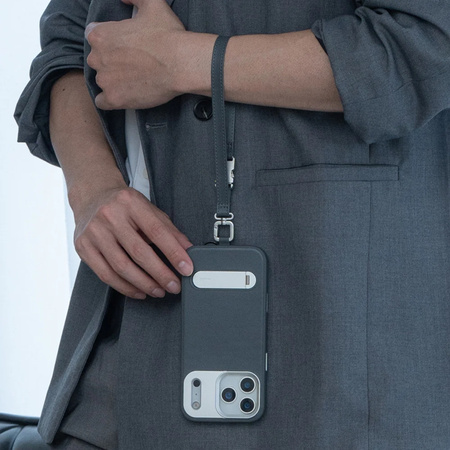 Moshi Kameleon MagSafe - Etui iPhone 17 Pro Max z funkcją podstawki (Dusk Blue) (99M2251120)