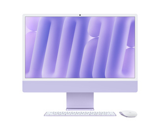 Apple iMac 24" M4 (10 CPU, 10 GPU) 16GB RAM 1TB SSD - Fioletowy (Z1EU/D1)