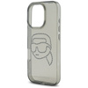 Karl Lagerfeld IML Rhinestones Karl Head - Etui do iPhone 16 Pro (czarny) (KLHCP16LHKHDCELK)