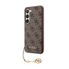 Guess 4G Charms Collection - Etui Samsung Galaxy A35 5G (brązowy) (GUHCSA35GF4GBR)
