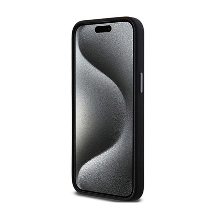 DKNY Liquid Silicone Metal Logo - Etui iPhone 15 Pro Max (czarny) (DKHCP15XSMCBSK)
