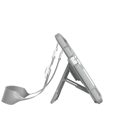 UAG Plasma - obudowa ochronna z wbudowaną podstawką oraz paskiem na ramię i dłoń do Microsoft Surface GO 1/2/3 (wersja OEM) (white/gray) (321073B14130)