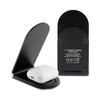 Karl Lagerfeld Choupette MagSafe - Składana ładowarka indukcyjna 2w1 z MagSafe do iPhone i AirPods 15W (czarny) (KLDCRFALCHNK)