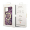 Guess Leopard MagSafe - Etui iPhone 14 (Różowy) (GUHMP14SHLEOPWP)