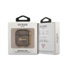 Guess 4G Script Metal Collection- Etui AirPods 1/2 gen (brązowy) (GUA24GSMW)