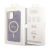 Guess 4G MagSafe - Etui iPhone 14 (Purpurowy) (GUHMP14SH4STU)