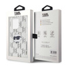 Karl Lagerfeld IML Choupette Head & Monogram - Etui iPhone 15 Pro Max (przezroczysty) (KLHCP15XHKLPCHT)