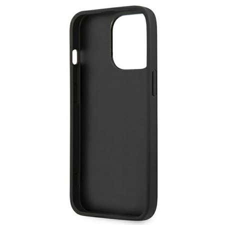Karl Lagerfeld PU Leather Karl & Choupette Embossed - Etui iPhone 13 Pro (fuksja) (KLHCP13LPCUSKCP)