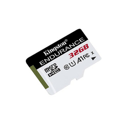 Kingston High-Endurance Micro SDHC - Karta pamięci 32 GB Class 10 UHS-I U1 V10 30/95 MB/s (SDCE/32GB)