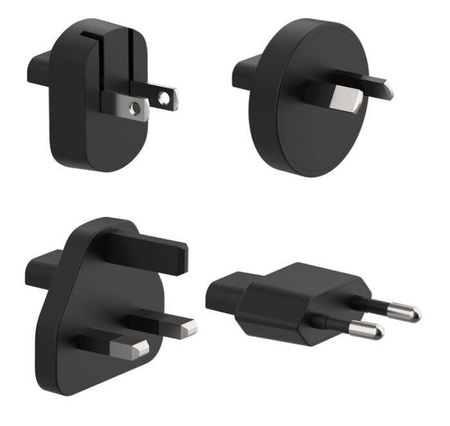 Belkin 5k Ładowarka Ścienna 25W + Power Bank 5K + Zestaw Adapterów Podróżnych (BPZ003BT1MBK-B6)