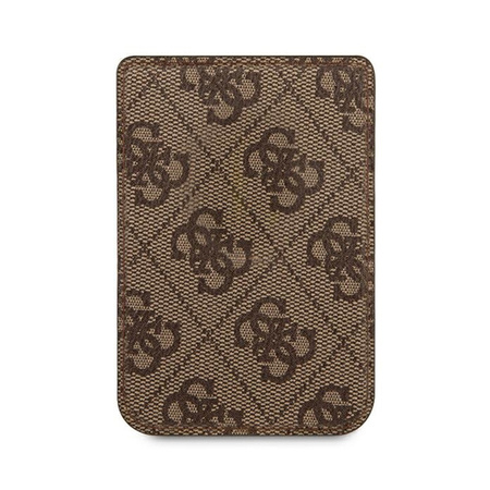 Guess Wallet Card Slot MagSafe 4G - Portfel magnetyczny (brązowy) (GUWMS4GTLBR)