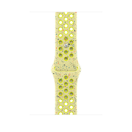 Apple 42mm Pasek sportowy Nike w kolorze promiennym zielonożółtym S/M (MGA94ZM/A)