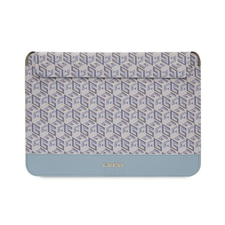 Guess GCube Stripes Computer Sleeve - Etui na notebooka 16" (niebieski) (GUCS16HGCFSEB)