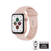 Crong Liquid - Pasek do Apple Watch 44/45/46/49 mm (piaskowy róż) (CRG-44LQB-PSN)