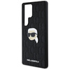 Karl Lagerfeld Leather Monogram Pin Logo Karl Head - Etui Samsung Galaxy S25 Ultra (czarny) (KLHCS25LPGKLKIPK)
