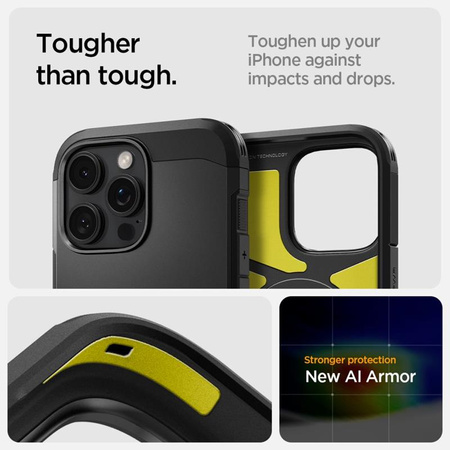 Spigen Tough Armor T Mag MagSafe - Etui do iPhone 16 Pro Max (Czarny) (ACS08503)