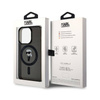 Karl Lagerfeld IML Ikonik MagSafe - Etui iPhone 14 Pro Max (czarny) (KLHMP14XHFCKNOK)