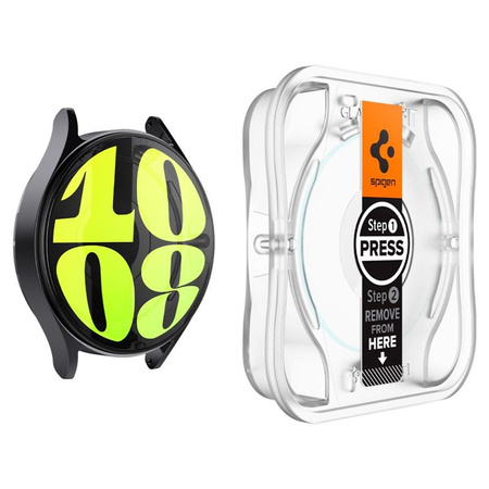 Spigen GLAS.TR EZ FIT 2-Pack - Szkło hartowane do Samsung Galaxy Watch 7 44 mm (2 szt) (AGL08493)