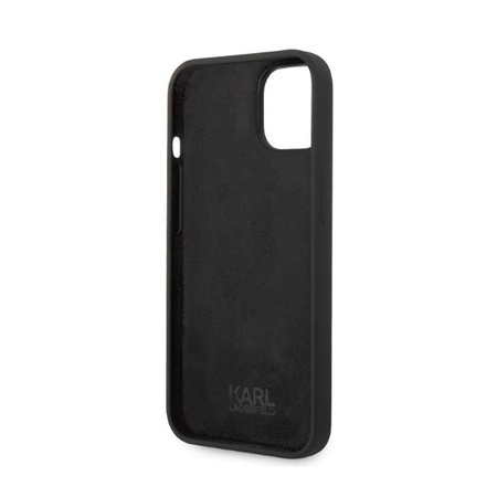 Karl Lagerfeld Silicone NFT Ikonik - Etui iPhone 14 Plus (czarny) (KLHCP14MSNIKBCK)