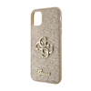 Guess Glitter Script Big 4G - Etui iPhone 11 (złoty) (GUHCN61HG4SGD)